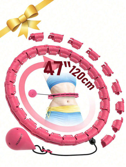 Shein JLoibao Aros de hula hula con peso para adultos y principiantes, one size - Quierox - Tienda Online