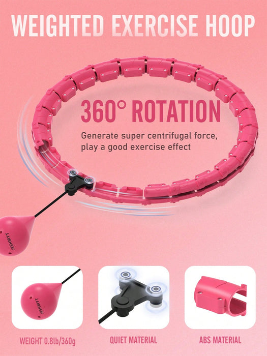 Shein JLoibao Aros de hula hula con peso para adultos y principiantes, one size - Quierox - Tienda Online