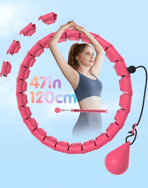 Shein JLoibao Aros de hula hula con peso para adultos y principiantes, one size - Quierox - Tienda Online