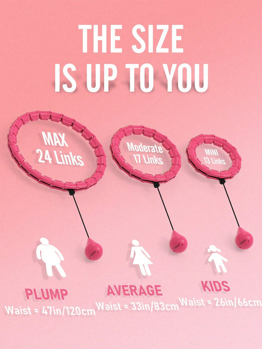 Shein JLoibao Aros de hula hula con peso para adultos y principiantes, one size - Quierox - Tienda Online