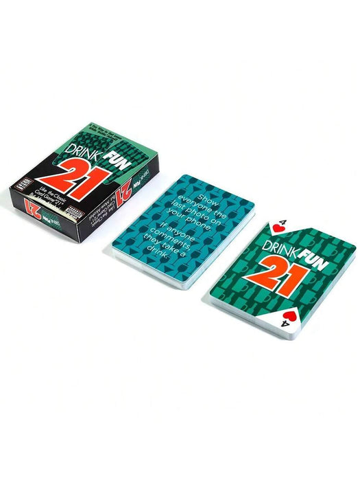 Shein Juego 21 de 56 cartas, divertido juego de cartas para adultos - Quierox - Tienda Online