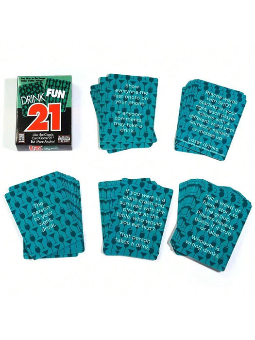 Shein Juego 21 de 56 cartas, divertido juego de cartas para adultos - Quierox - Tienda Online