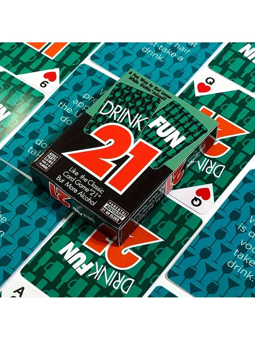 Shein Juego 21 de 56 cartas, divertido juego de cartas para adultos - Quierox - Tienda Online