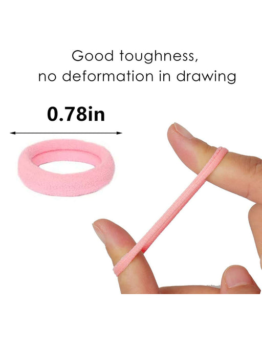 Shein Juego de 100 gomas elásticas para el pelo sin costuras para bebé - Quierox - Tienda Online