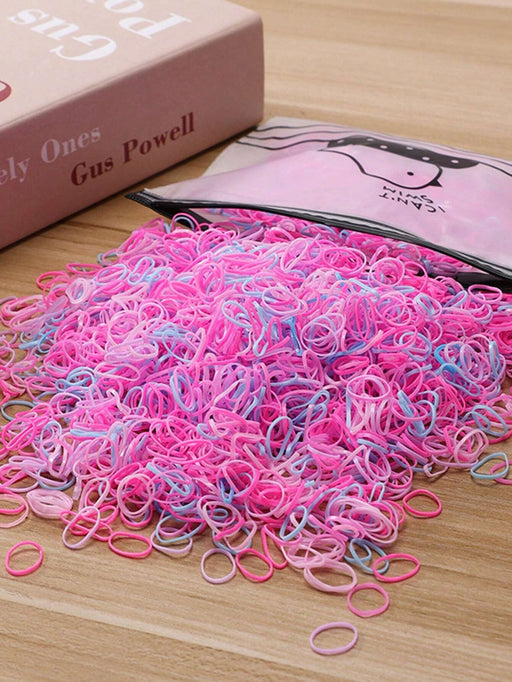 Shein Juego de 1100 gomas elásticas pequeñas de color caramelo - Quierox - Tienda Online