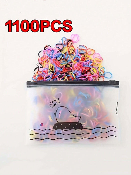 Shein Juego de 1100 gomas elásticas pequeñas de color caramelo - Quierox - Tienda Online