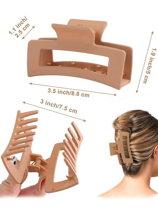 Shein Juego de 12 pinzas para el pelo elegantes y sencillas de color liso - Quierox - Tienda Online