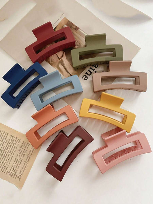 Shein Juego de 12 pinzas para el pelo elegantes y sencillas de color liso - Quierox - Tienda Online