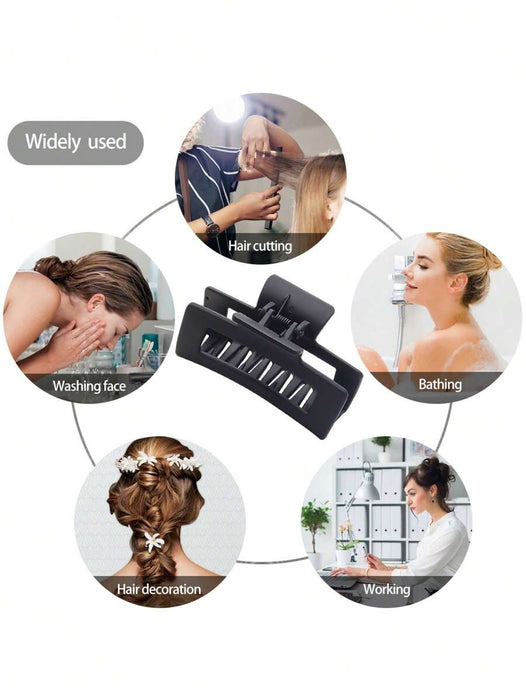 Shein Juego de 12 pinzas para el pelo elegantes y sencillas de color liso - Quierox - Tienda Online