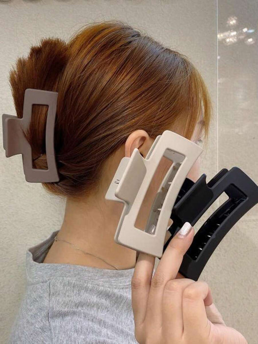 Shein Juego de 12 pinzas para el pelo elegantes y sencillas de color liso - Quierox - Tienda Online