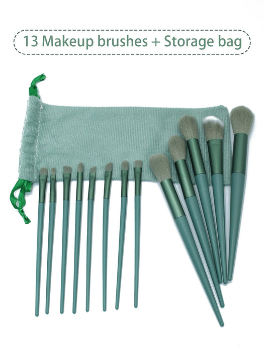 Shein juego de 13 brochas Four Seasons Green Nigh - Quierox - Tienda Online