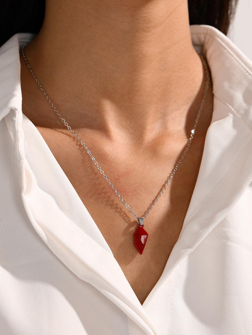 Shein Juego de 2 collares con dijes de corazón magnéticos para parejas - Quierox - Tienda Online