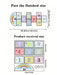 SHEIN Juego de 2 pegatinas autoadhesivas para suelo con diseño de rayuela 30*60CM - Quierox - Tienda Online