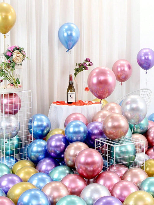 SHEIN Juego de 20 globos metálicos - Quierox - Tienda Online