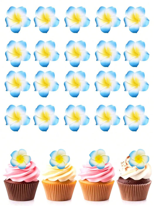 Shein Juego de 20 piezas de Flores hawaianas, flores de hibisco de 2,5 pulgadas para decoraciones de fiesta tropical - Quierox - Tienda Online