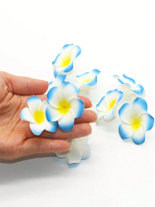 Shein Juego de 20 piezas de Flores hawaianas, flores de hibisco de 2,5 pulgadas para decoraciones de fiesta tropical - Quierox - Tienda Online