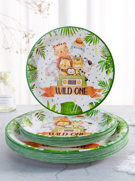 Shein Juego de 20 platos desechables para la cena - Quierox - Tienda Online