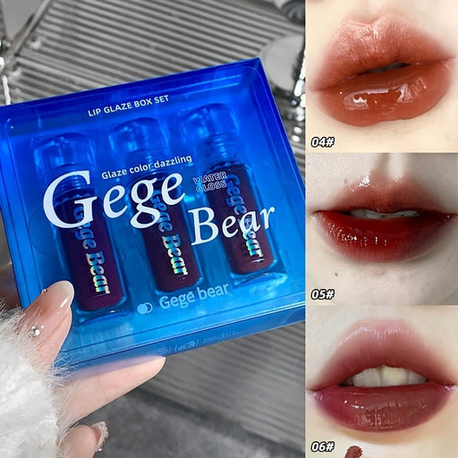 SHEIN Juego de 3 brillos labiales de 3 colores, duraderos, hidratantes, ligeros - Quierox - Tienda Online