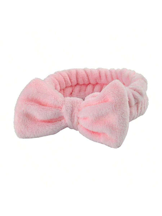 Shein Juego de 3 pulseras de forro polar coral, diadema y toalla facial - Quierox - Tienda Online