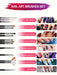 Shein Juego de 31 pinceles profesionales para decoración de uñas - Quierox - Tienda Online