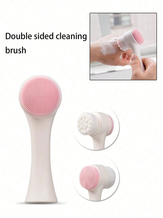 Shein Juego de 4 piezas de cepillo de limpieza facial de silicona multifuncional - Quierox - Tienda Online