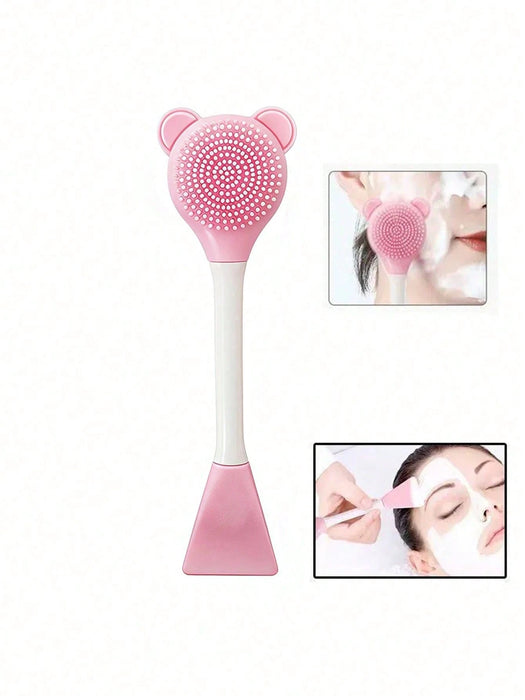 Shein Juego de 4 piezas de cepillo de limpieza facial de silicona multifuncional - Quierox - Tienda Online