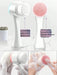 Shein Juego de 4 piezas de cepillo de limpieza facial de silicona multifuncional - Quierox - Tienda Online