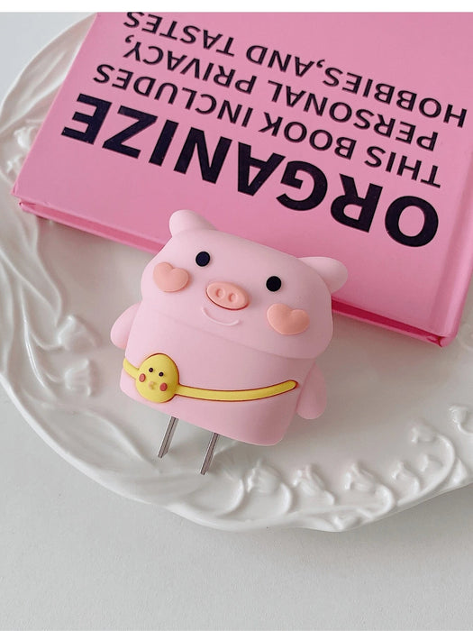 Shein Juego de 4 protectores para cargador y cable de datos compatible con cargador Apple de 20 W - Quierox - Tienda Online