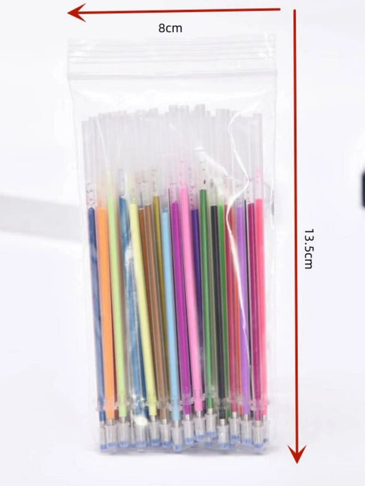 SHEIN Juego de 48 piezas de bolígrafos Flash, recambio de plumas de Gel - Quierox - Tienda Online