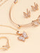 SHEIN Juego de 5 joyas de mariposa con diamantes de imitación - Quierox - Tienda Online