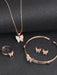 SHEIN Juego de 5 joyas de mariposa con diamantes de imitación - Quierox - Tienda Online