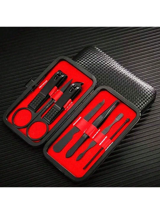 Shein Juego de cortaúñas, 7 piezas de herramientas de alta gama para cortar y cuidar las uñas - Quierox - Tienda Online