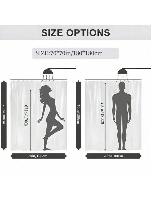 Shein Juego de cortina o tapete de ducha con estampado de girasoles - Quierox - Tienda Online