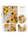 Shein Juego de cortina o tapete de ducha con estampado de girasoles - Quierox - Tienda Online