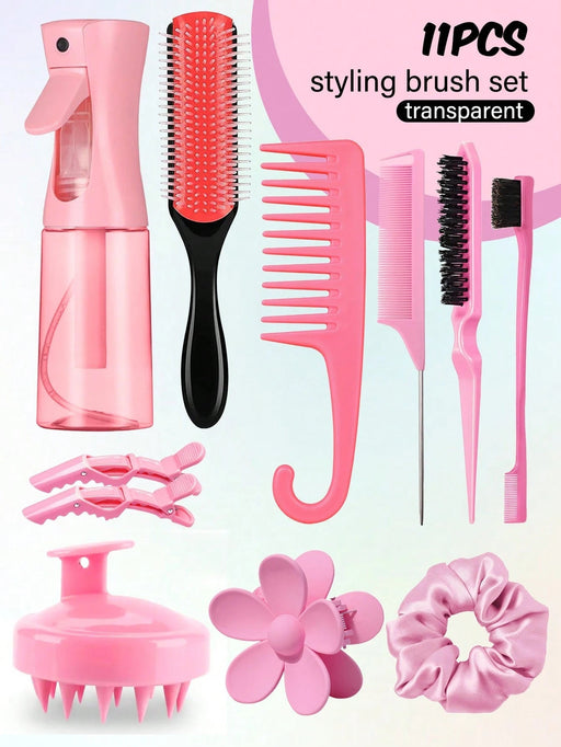 Shein Juego de peines unisex para peinar el cabello de 11 piezas, incluye juego de peines, adecuado para dar volumen - Quierox - Tienda Online