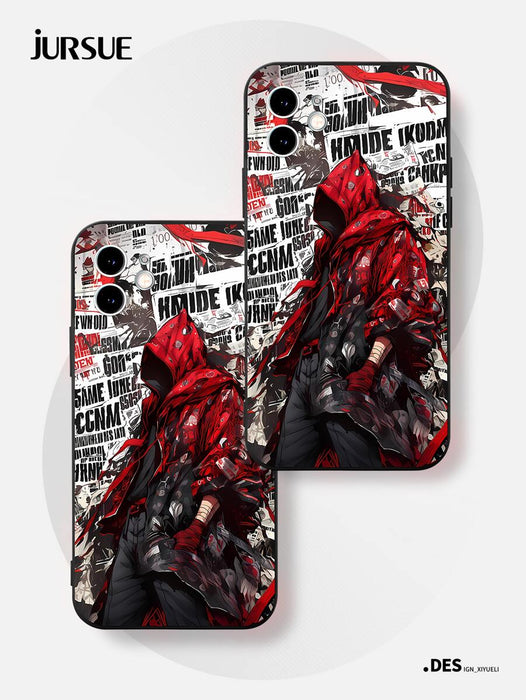 SHEIN JURSUE JURSUE - Funda de teléfono suave a prueba de golpes con diseño de anime - Quierox - Tienda Online