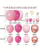 Shein Kit de arco de guirnalda de flores de globos rosas de 113 piezas - Quierox - Tienda Online