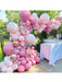 Shein Kit de arco de guirnalda de flores de globos rosas de 113 piezas - Quierox - Tienda Online
