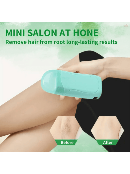 Shein Kit De Depilación De Cera Con Rodillo - Verde - Quierox - Tienda Online
