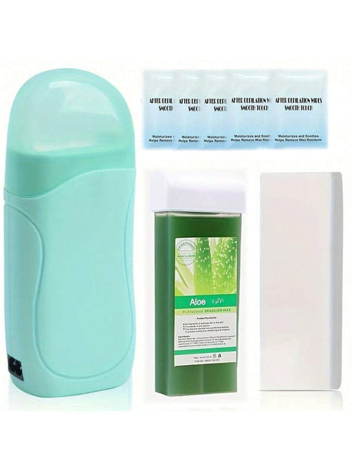 Shein Kit De Depilación De Cera Con Rodillo - Verde - Quierox - Tienda Online