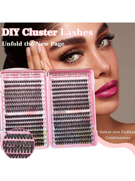 Shein Kit de extensiones de pestañas individuales en forma de D - Quierox - Tienda Online