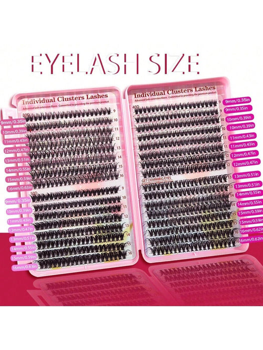 Shein Kit de extensiones de pestañas individuales en forma de D - Quierox - Tienda Online