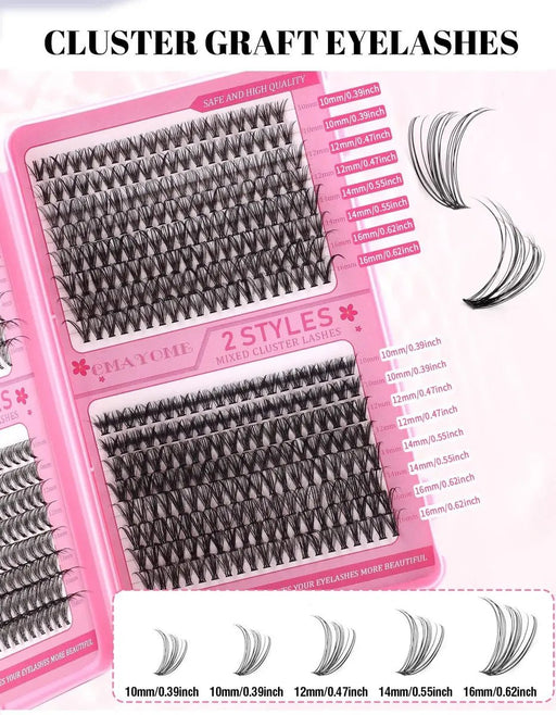 SHEIN Kit de extensiones de pestañas MEM de 640 piezas - Quierox - Tienda Online