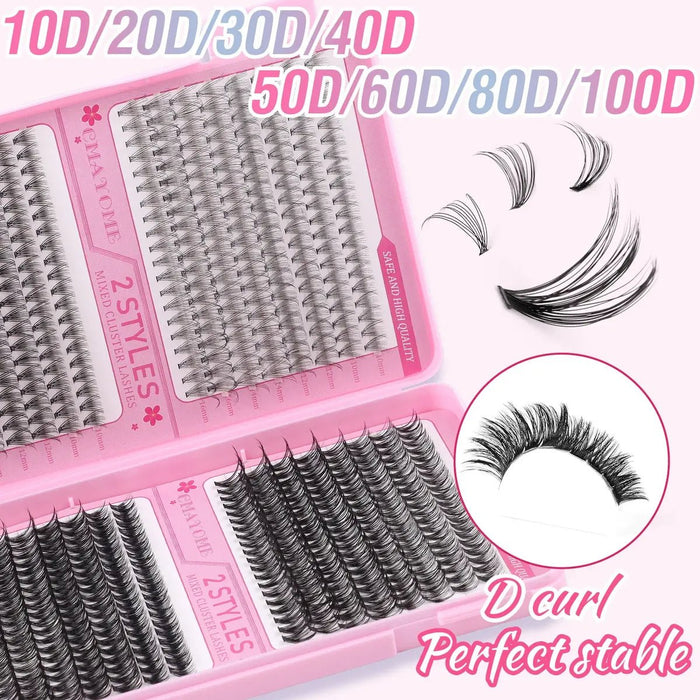 SHEIN Kit de extensiones de pestañas MEM de 640 piezas - Quierox - Tienda Online