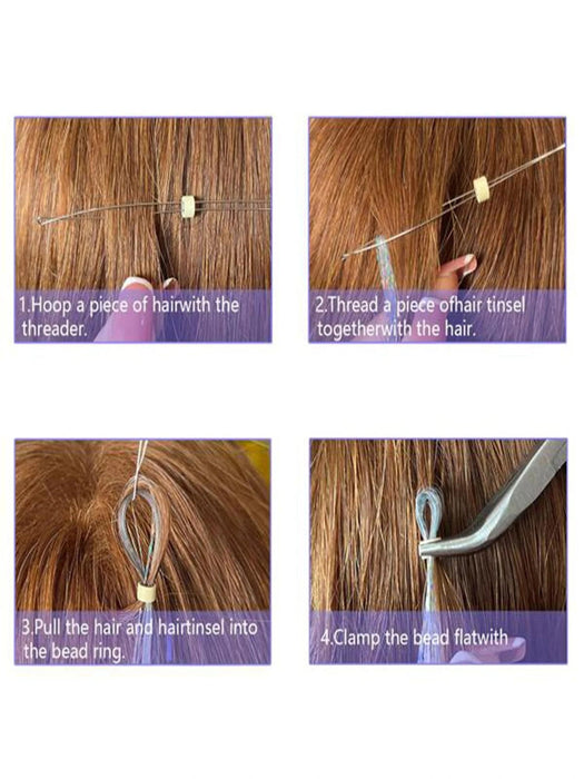 Shein Kit de herramientas para extensiones de cabello - Quierox - Tienda Online