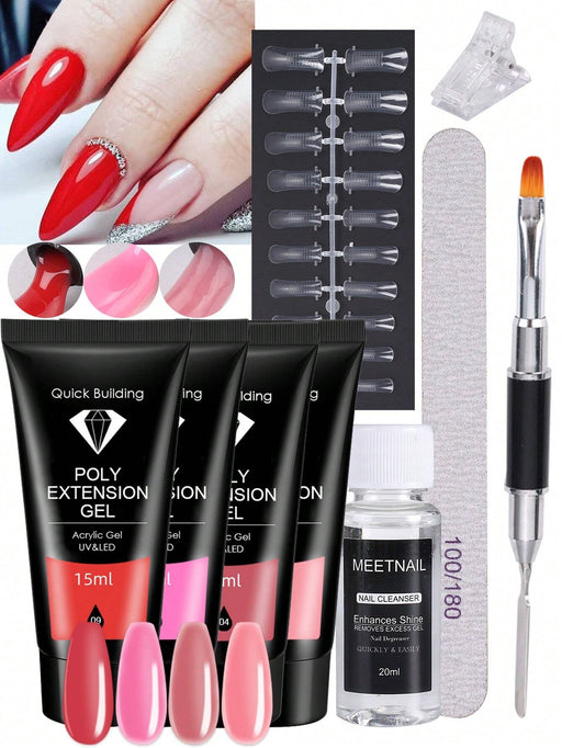 Shein Kit de iniciación de 8 piezas de gel para uñas de polietileno, 15 ml - Quierox - Tienda Online