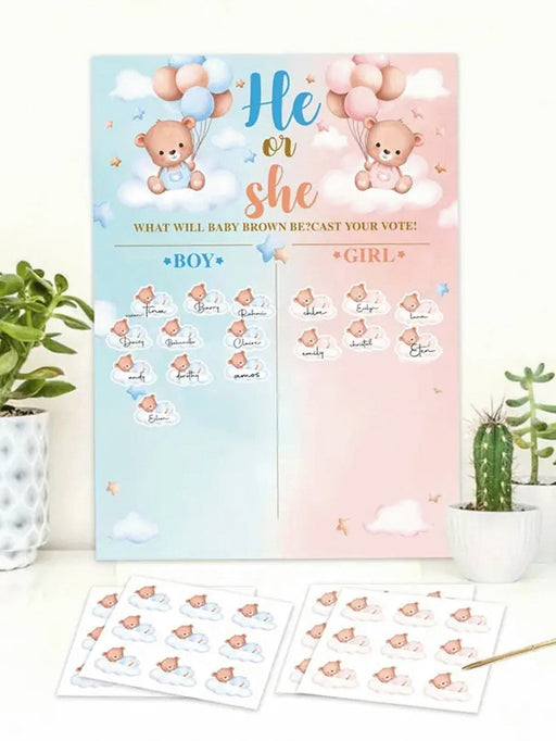 Shein kit de juego de fiesta para revelar el género de bebés - Quierox - Tienda Online