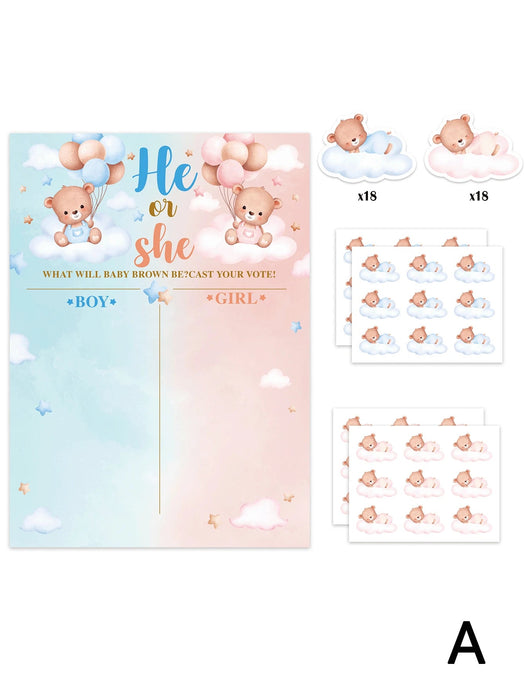 Shein kit de juego de fiesta para revelar el género de bebés - Quierox - Tienda Online