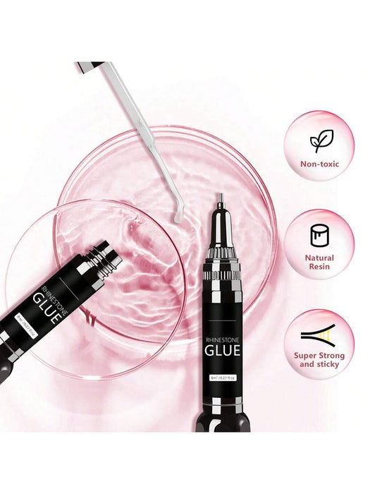 Shein Kit de pegamento para uñas con diamantes de imitación GLOZ, pegamento en gel para uñas para diamantes - Quierox - Tienda Online