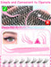 SHEIN Kit de pestañas postizas DIY de 800 piezas con pegamento para pestañas - Quierox - Tienda Online